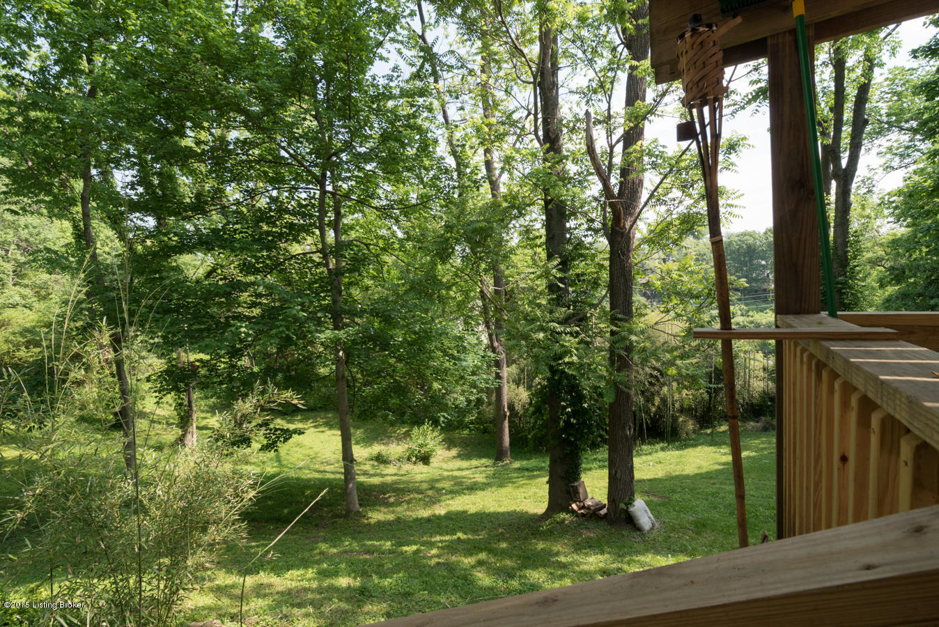 3072 University Road Louisville, KY 40206 - Photo 40 of 45 Backyard view from left side of deck