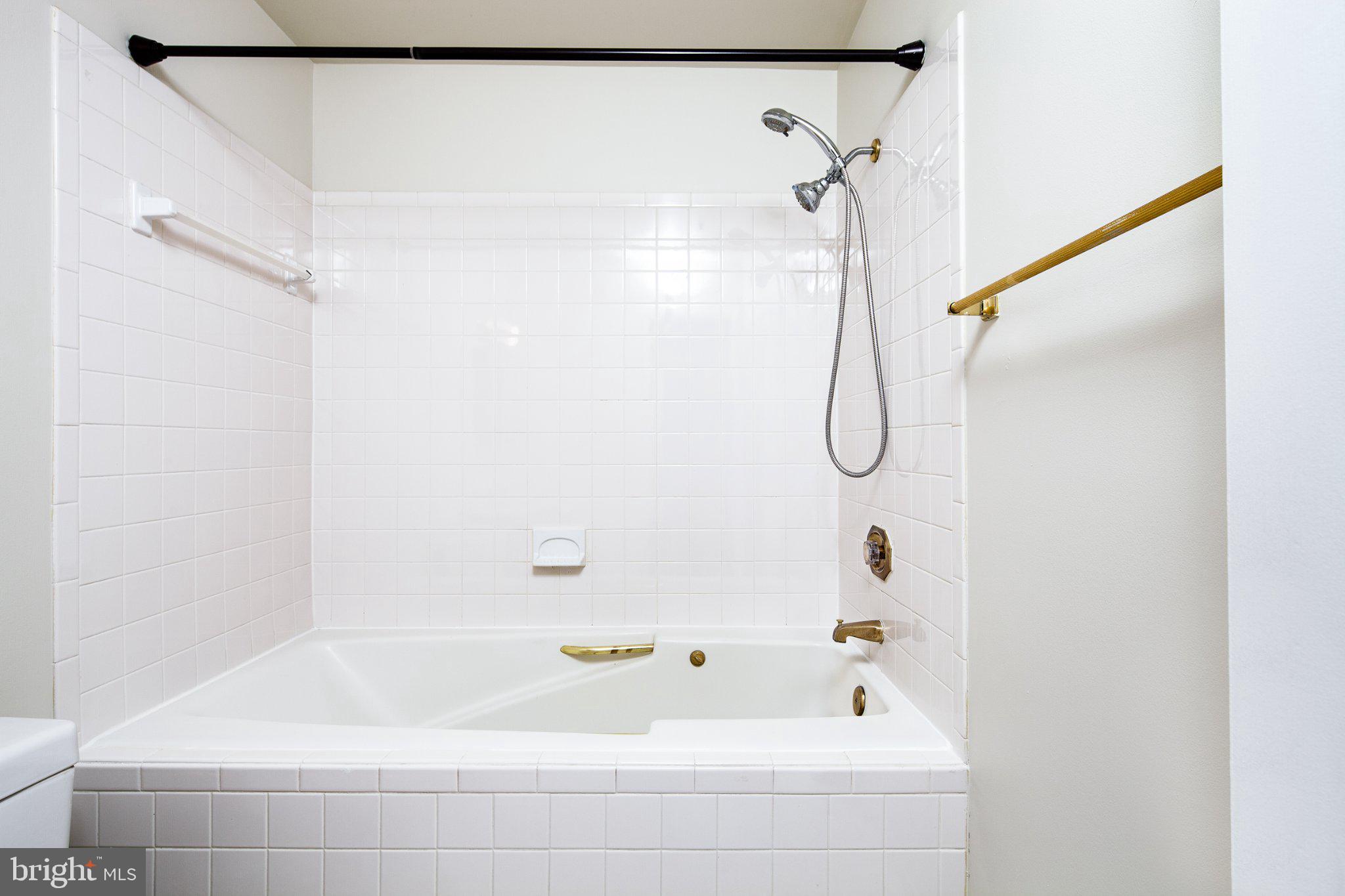 3040 South Glebe Road, Unit 3040 Arlington, VA 22206 - Photo 19 of 33 a bathroom with a bath tub with a shower