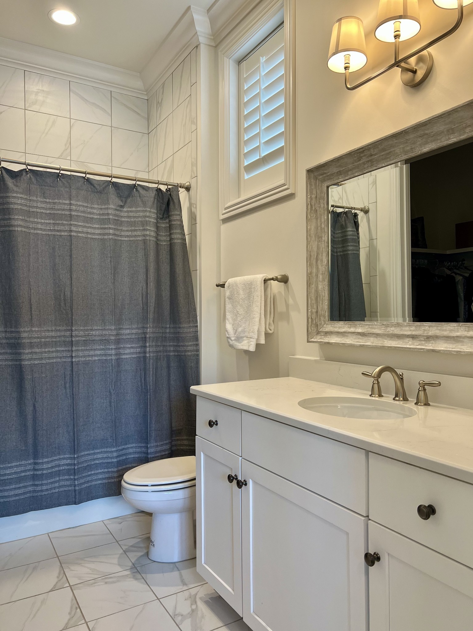 2001 Erwin Street Franklin, TN 37064 - Photo 21 of 30 a bathroom with a sink a toilet and shower