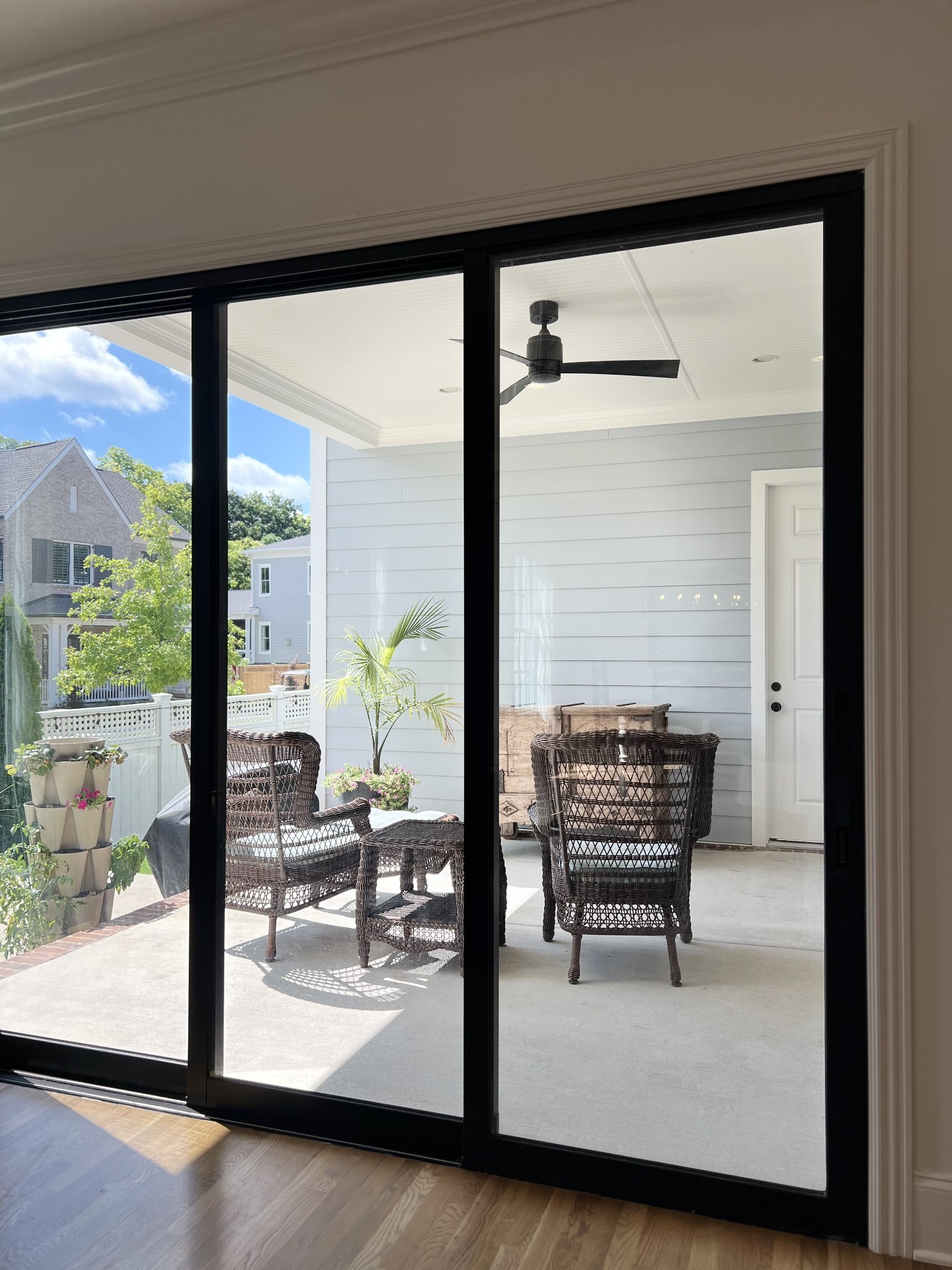 2001 Erwin Street Franklin, TN 37064 - Photo 10 of 30 a view of a floor to ceiling window and wooden floor