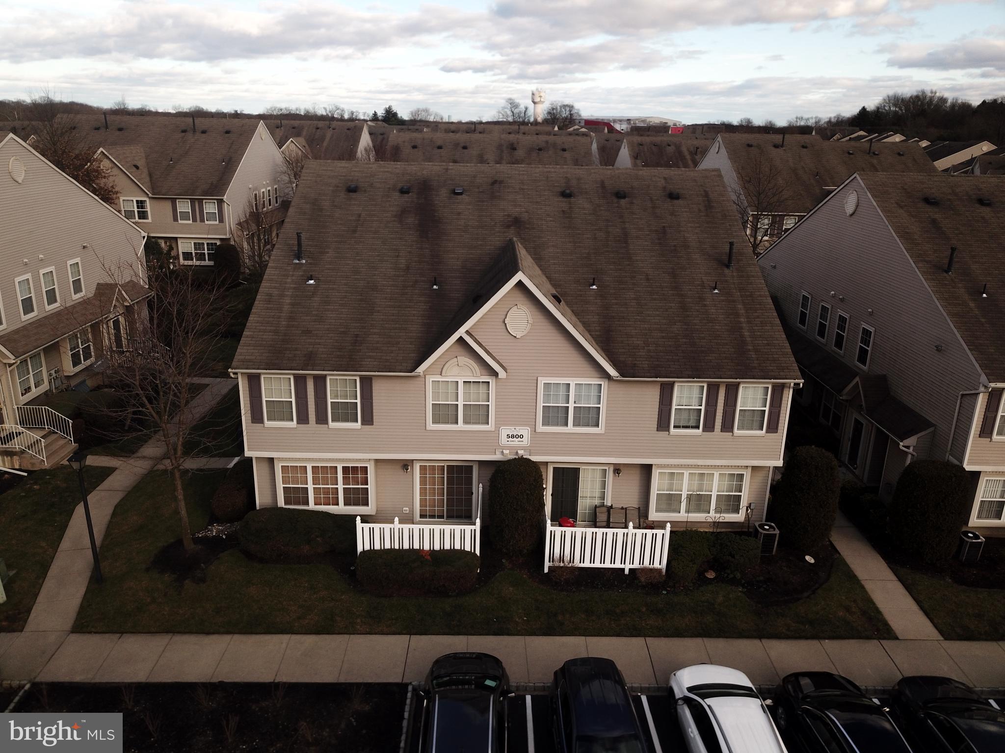 5808 Coventry Way Mount Laurel, NJ 08054 - Photo 40 of 41 an aerial view of a house with a yard
