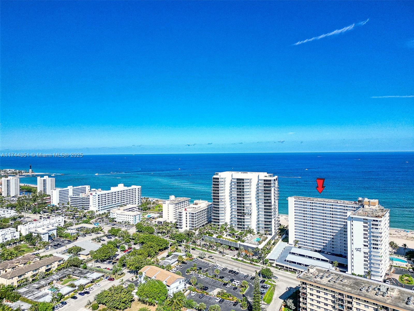 1012 North Ocean Boulevard, Unit 701 Pompano Beach, FL 33062 - Photo 30 of 57 a view of a city with tall buildings
