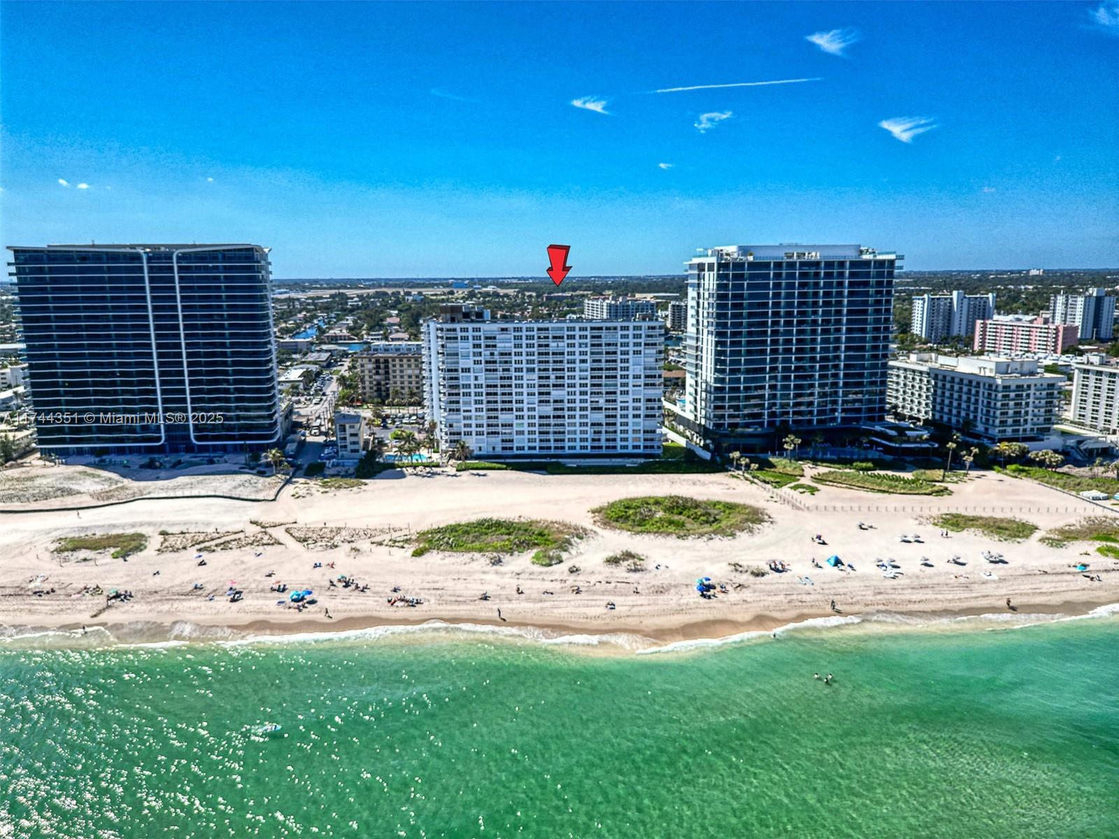 1012 North Ocean Boulevard, Unit 701 Pompano Beach, FL 33062 - Photo 48 of 57 a view of a backyard of snow