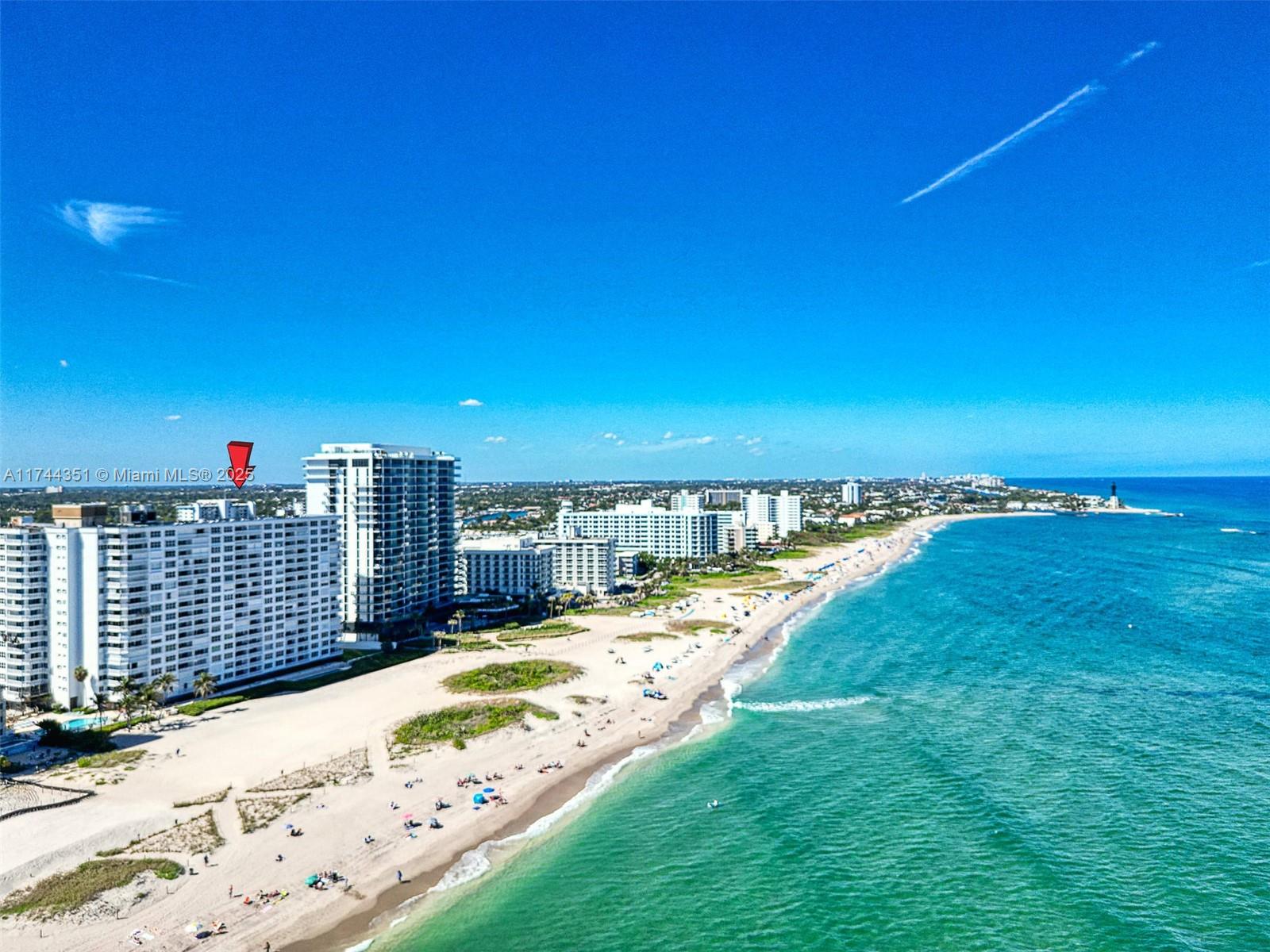 1012 North Ocean Boulevard, Unit 701 Pompano Beach, FL 33062 - Photo 49 of 57 a view of a balcony with city view