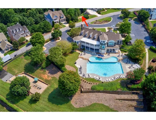 a view of a lake with boats