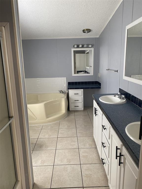 18851 Washington Lane Spring Hill, FL 34610 - Photo 23 of 25 a bathroom with a sink a mirror and a bathtub