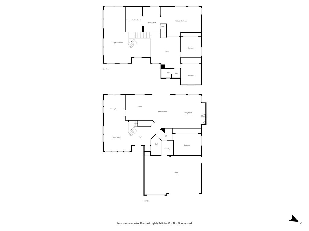 12161 Split Rein Drive Rancho Cucamonga, CA 91739 - Photo 45 of 45 Floor Plan of Down Stairs and Up Stairs