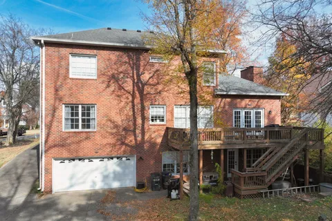 a front view of house with a yard