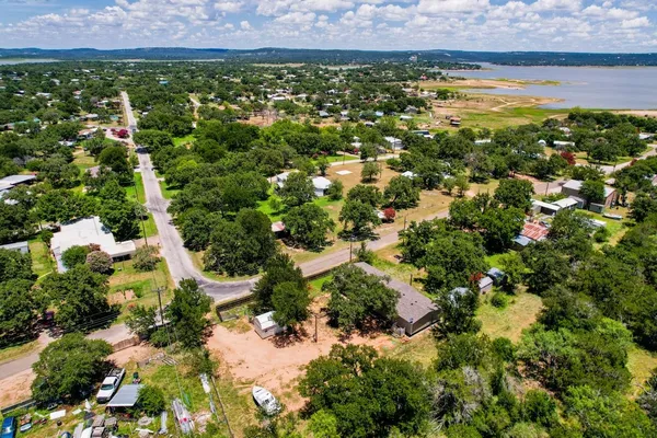 a view of a lush green field