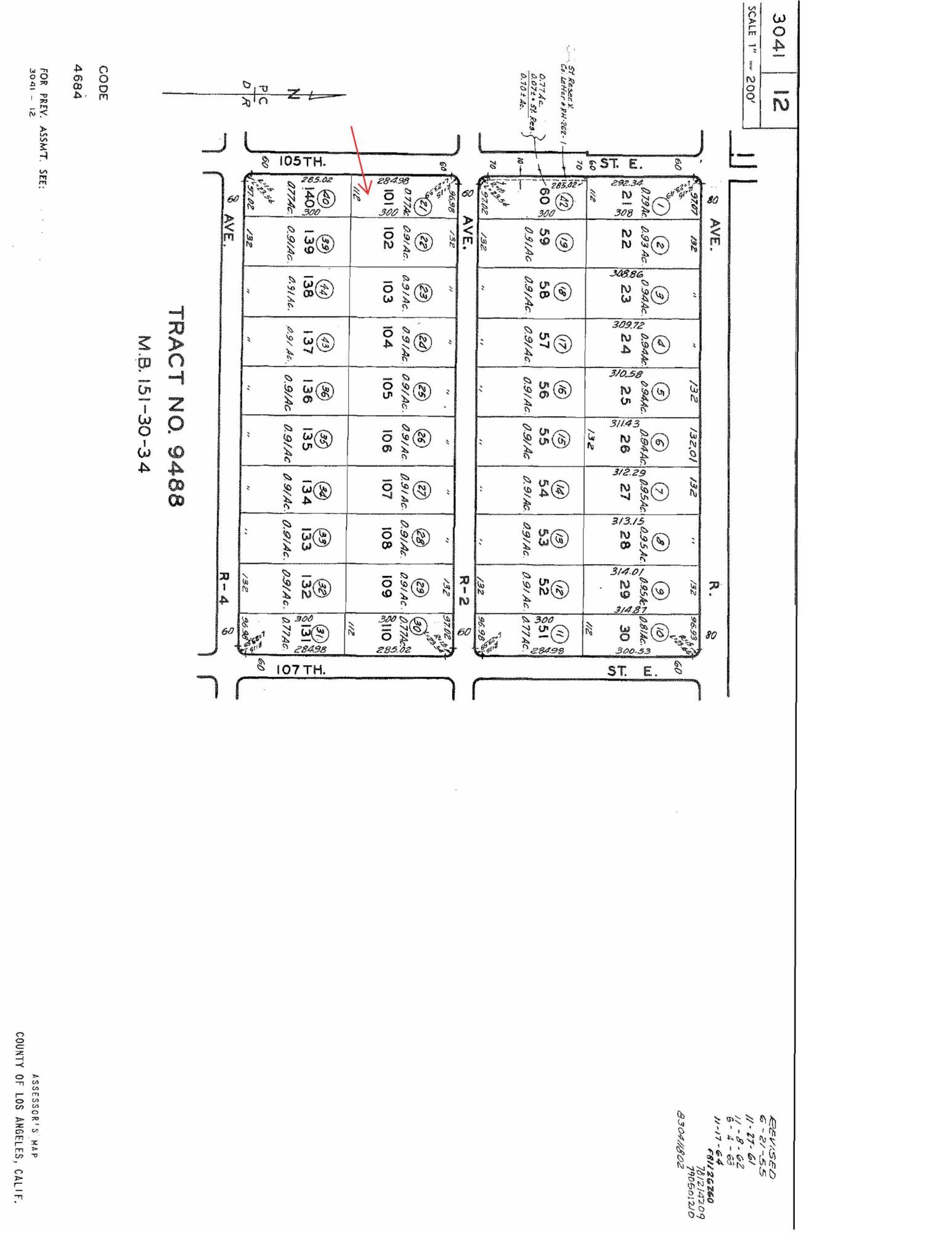R2 105th Street Littlerock, CA 93543 - Photo 2 of 2 PARCEL MAP M