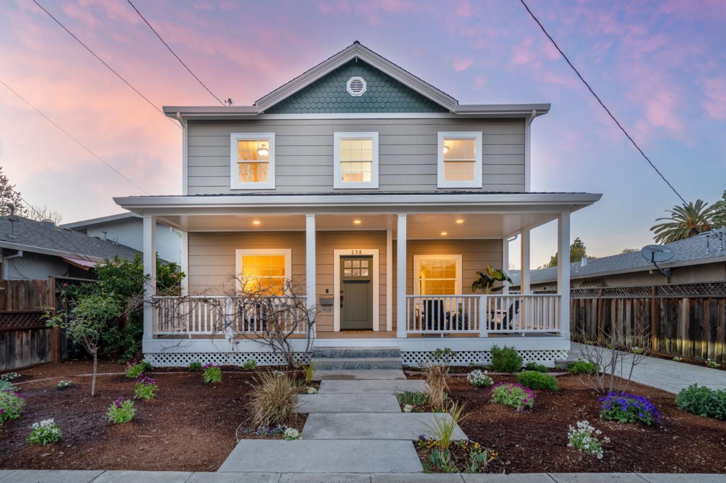 238 Pettis Avenue Mountain View, CA 94041 - Photo 1 of 1 a front view of a house with garden