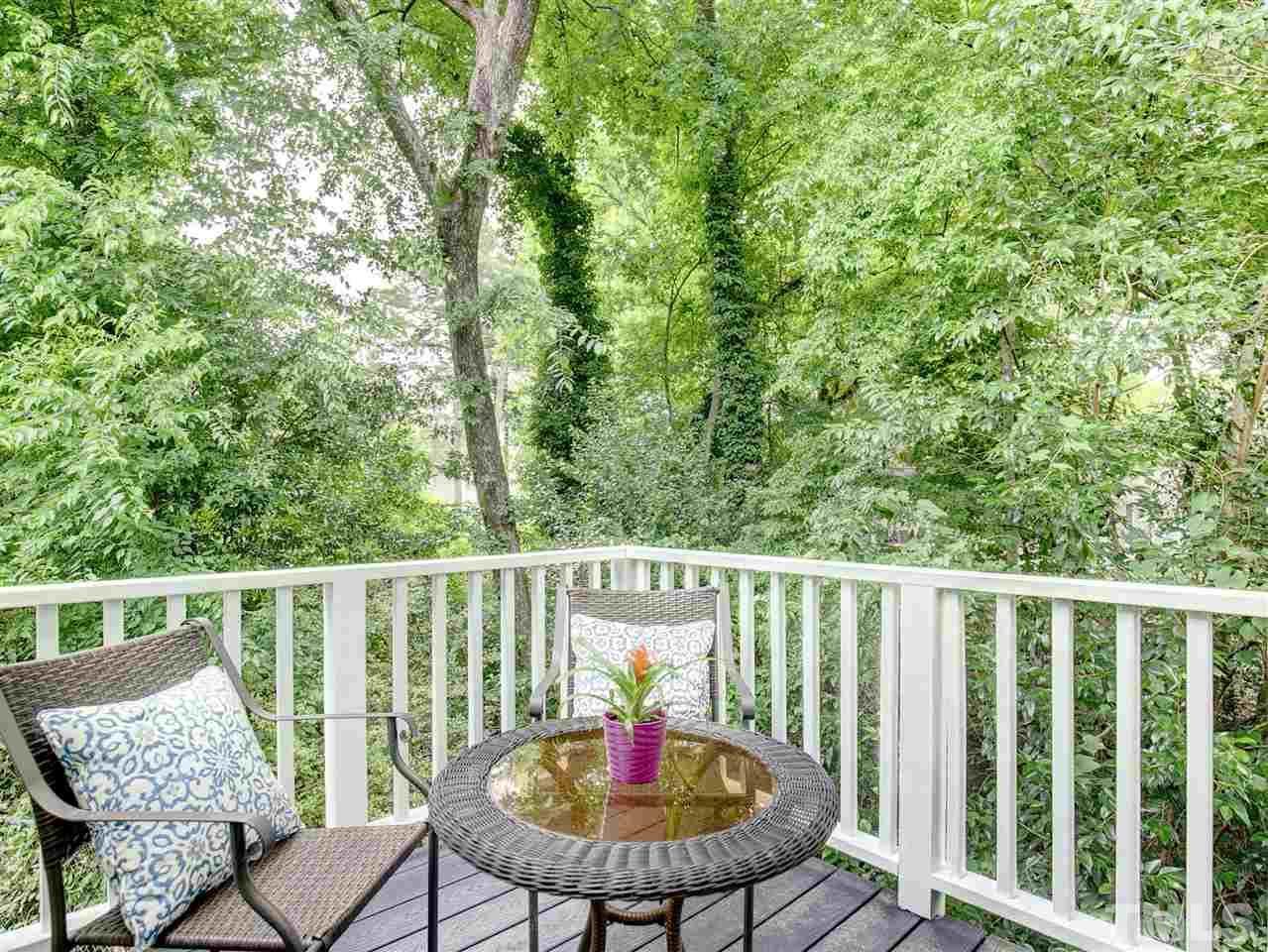 2542 Noble Road Raleigh, NC 27608 - Photo 24 of 27 a view of a two chairs in the deck