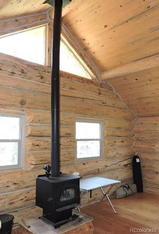 a building outdoor space with patio furniture