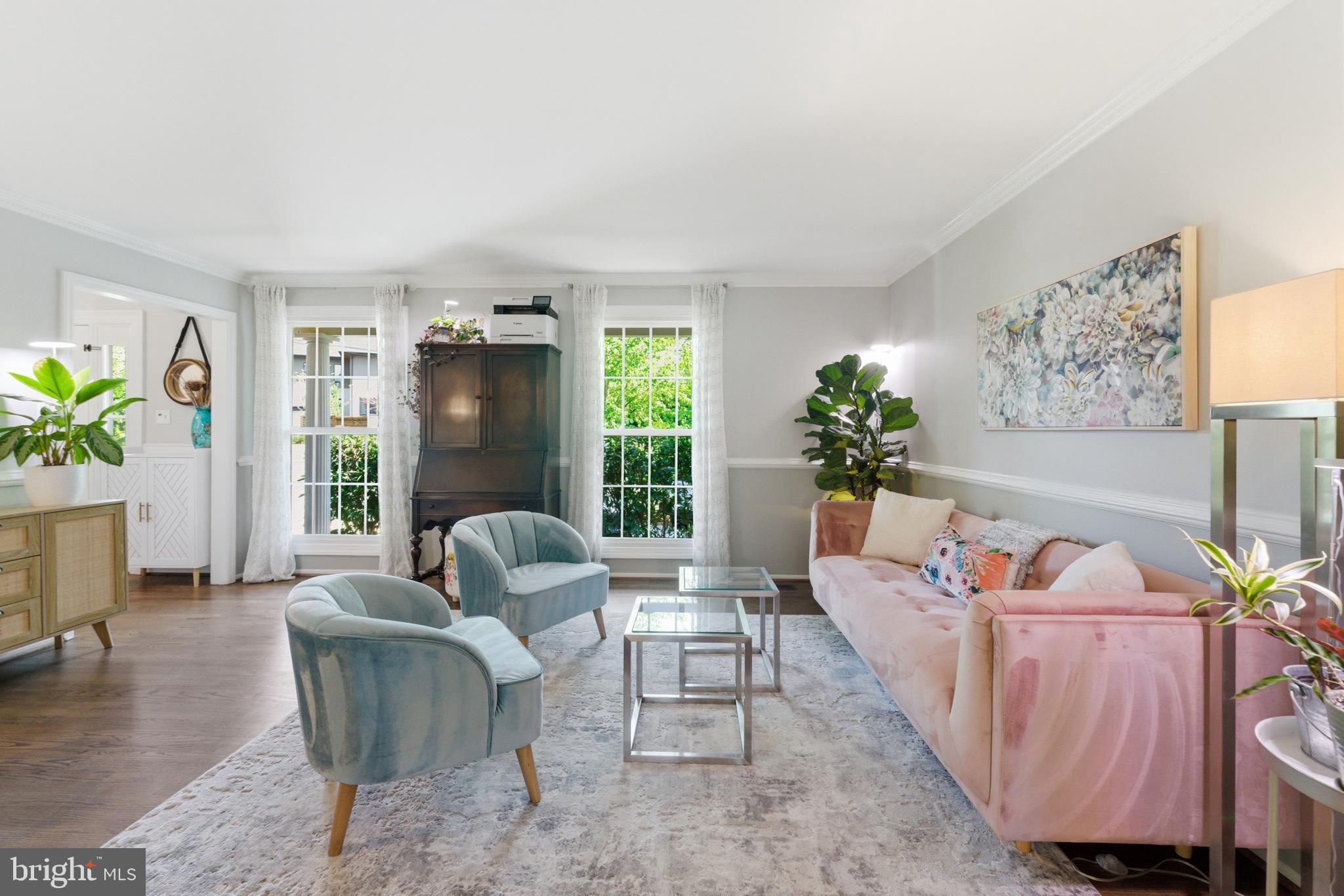 6445 Linway Terrace McLean, VA 22101 - Photo 1 of 46 a living room with furniture and a potted plant