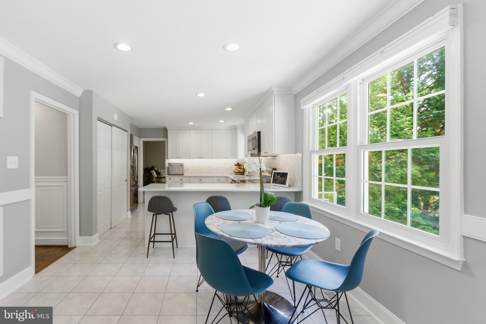 6445 Linway Terrace McLean, VA 22101 - Photo 18 of 46 a view of a dining room with furniture window and outside view