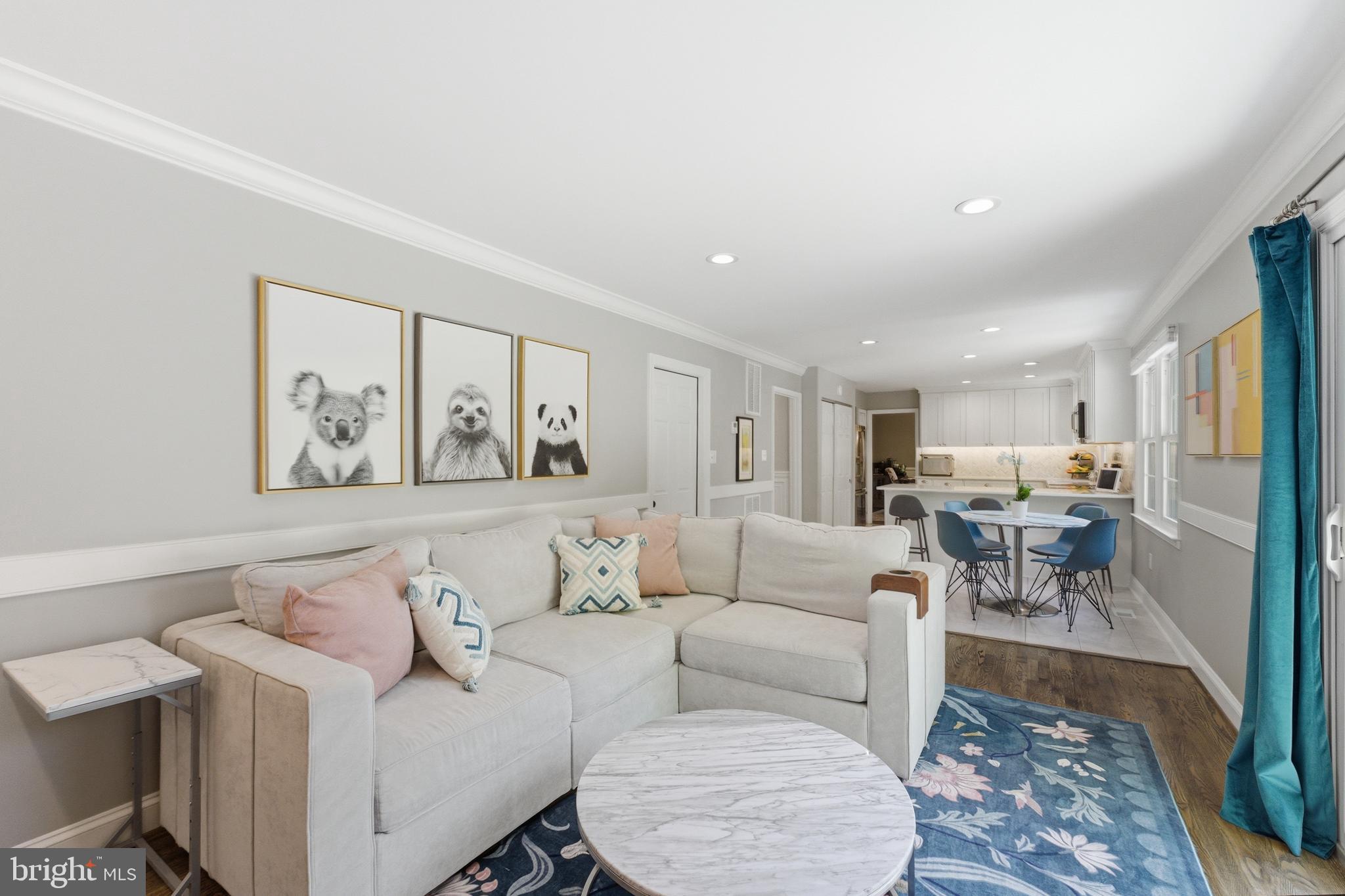 6445 Linway Terrace McLean, VA 22101 - Photo 19 of 46 a living room with furniture and a large window
