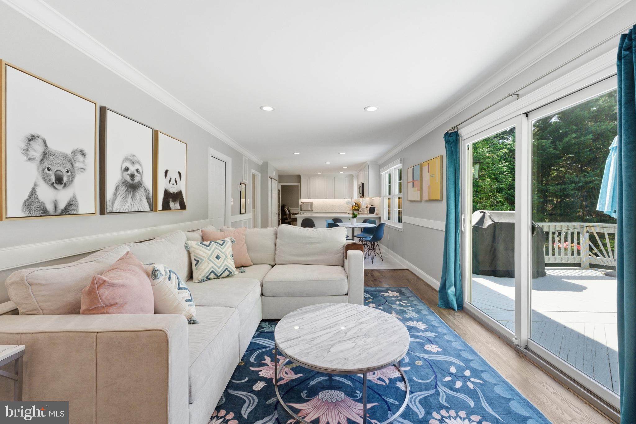 6445 Linway Terrace McLean, VA 22101 - Photo 22 of 46 a living room with furniture and a large window