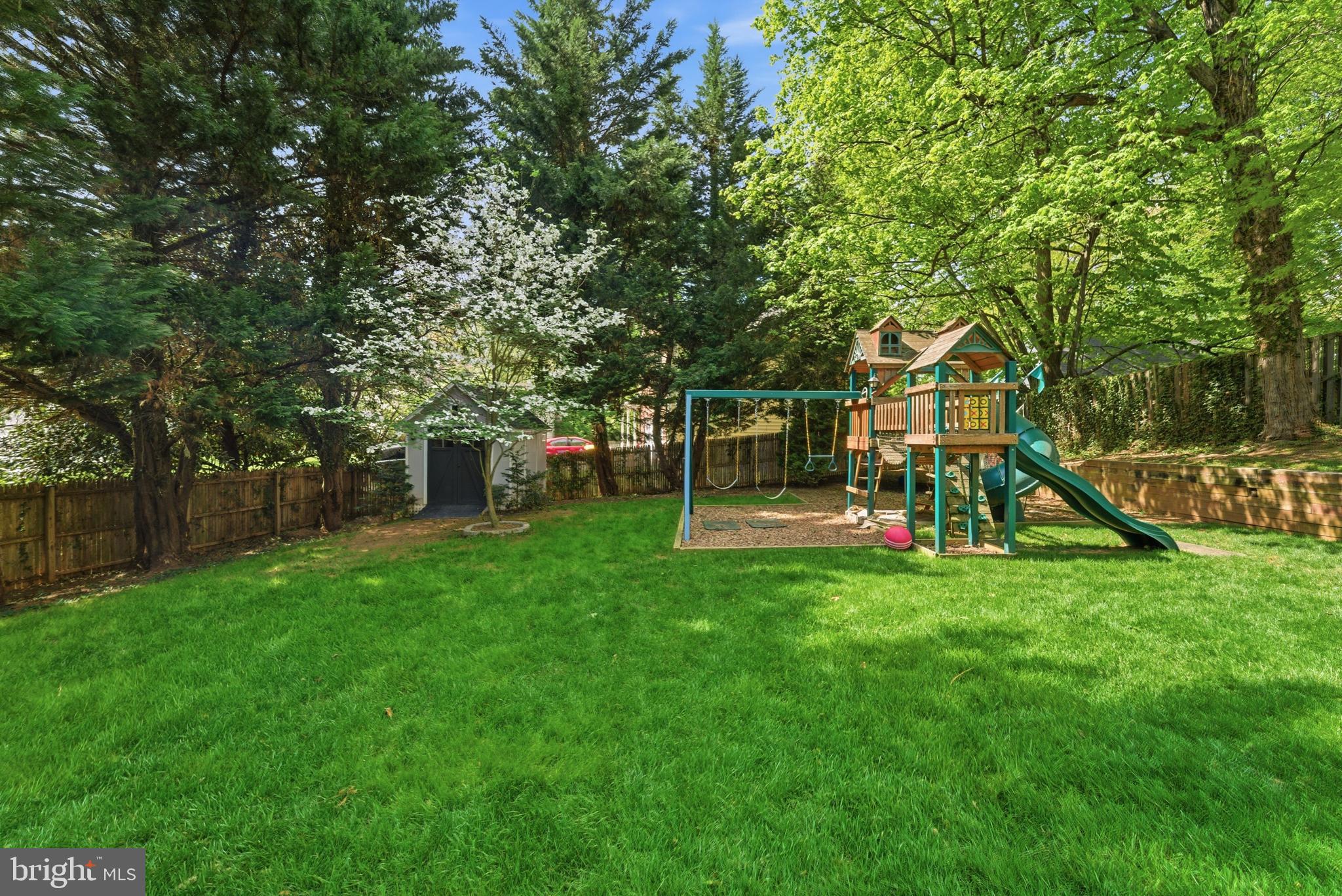 6445 Linway Terrace McLean, VA 22101 - Photo 42 of 46 a view of a house with a backyard
