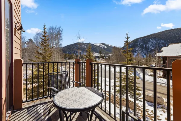 a view of a city from a balcony