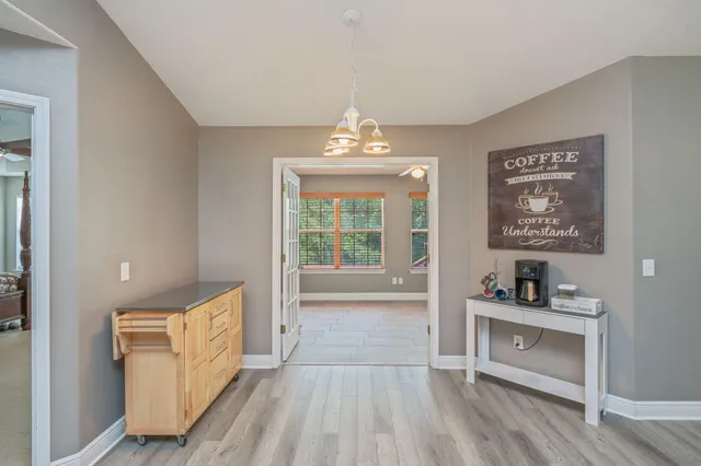 a view of a deck with a patio