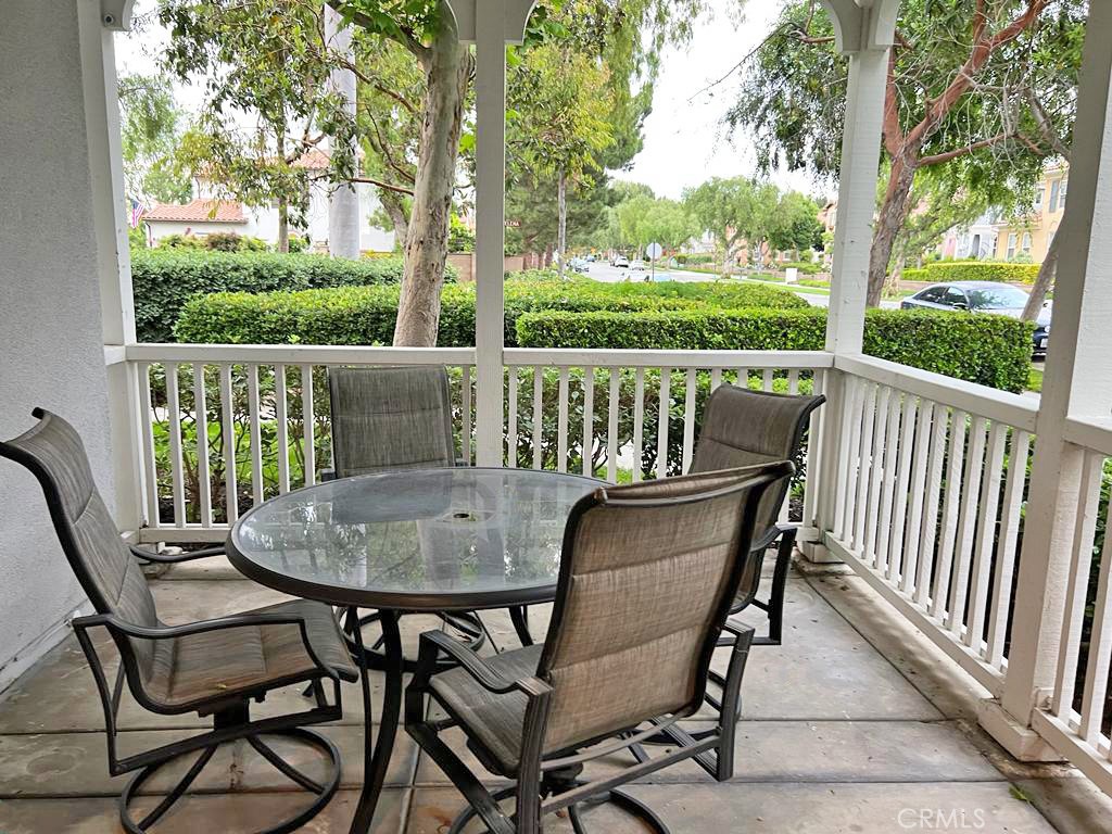 3 Leucadia Irvine, CA 92602 - Photo 12 of 30 a view of a chairs and table in the deck