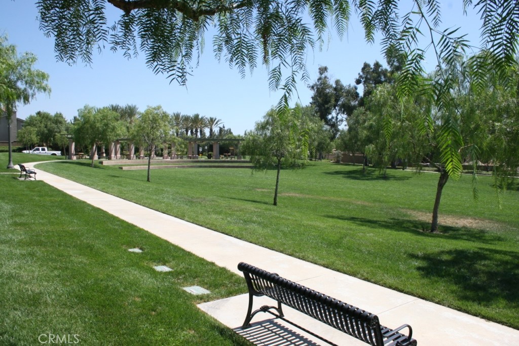 3 Leucadia Irvine, CA 92602 - Photo 22 of 30 a view of a park and trees with wooden fence