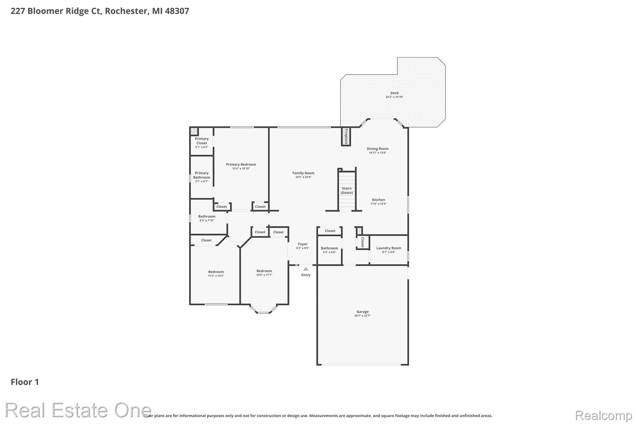 227 Bloomer Ridge Court Rochester, MI 48307 - Photo 51 of 51 Floor plan