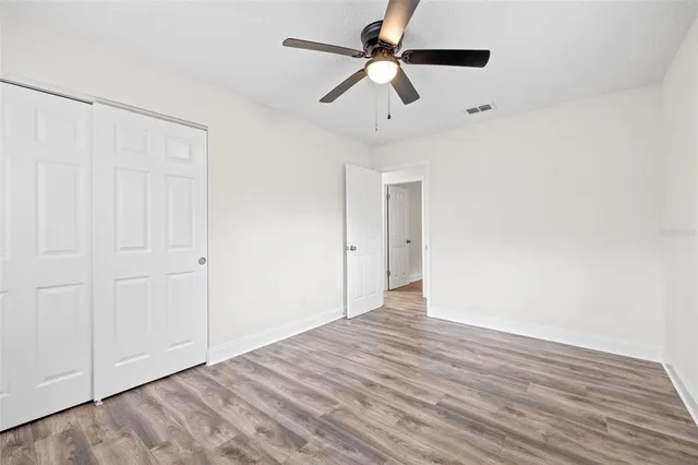 wooden floor in an empty room