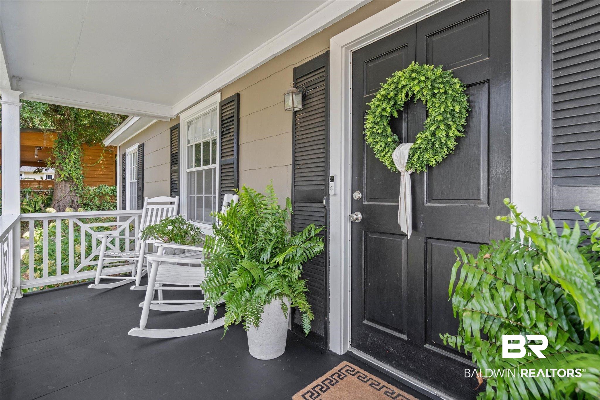 77 North Hathaway Road Mobile, AL 36608 - Photo 3 of 33 Entrance to property featuring covered porch
