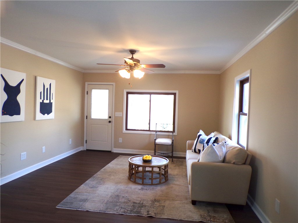 204 Old Salem Road Seneca, SC 29672 - Photo 5 of 28 This inviting living space features classic details and warm finishes.