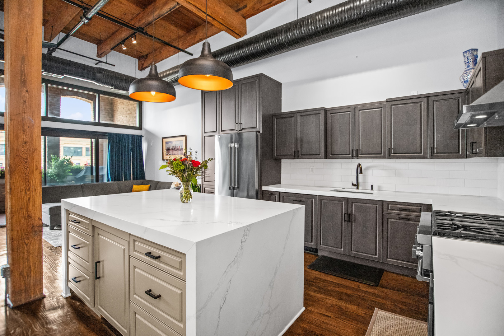 400 South Green Street, Unit 508 Chicago, IL 60607 - Photo 13 of 24 a kitchen with cabinets appliances and a sink