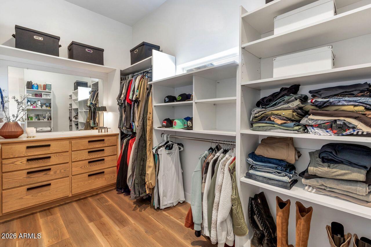 1605 North Page Springs Road Cornville, AZ 86325 - Photo 20 of 51 a view of walk in closet with clothes and shoes