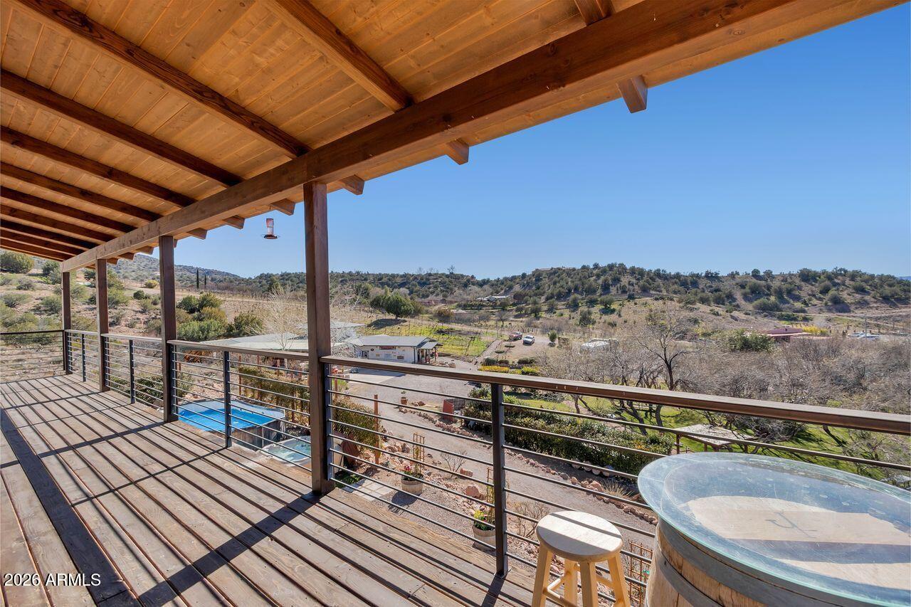 1605 North Page Springs Road Cornville, AZ 86325 - Photo 27 of 51 a view of balcony with furniture