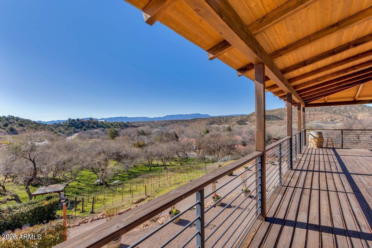 1605 North Page Springs Road Cornville, AZ 86325 - Photo 28 of 51 a view of balcony with staircase