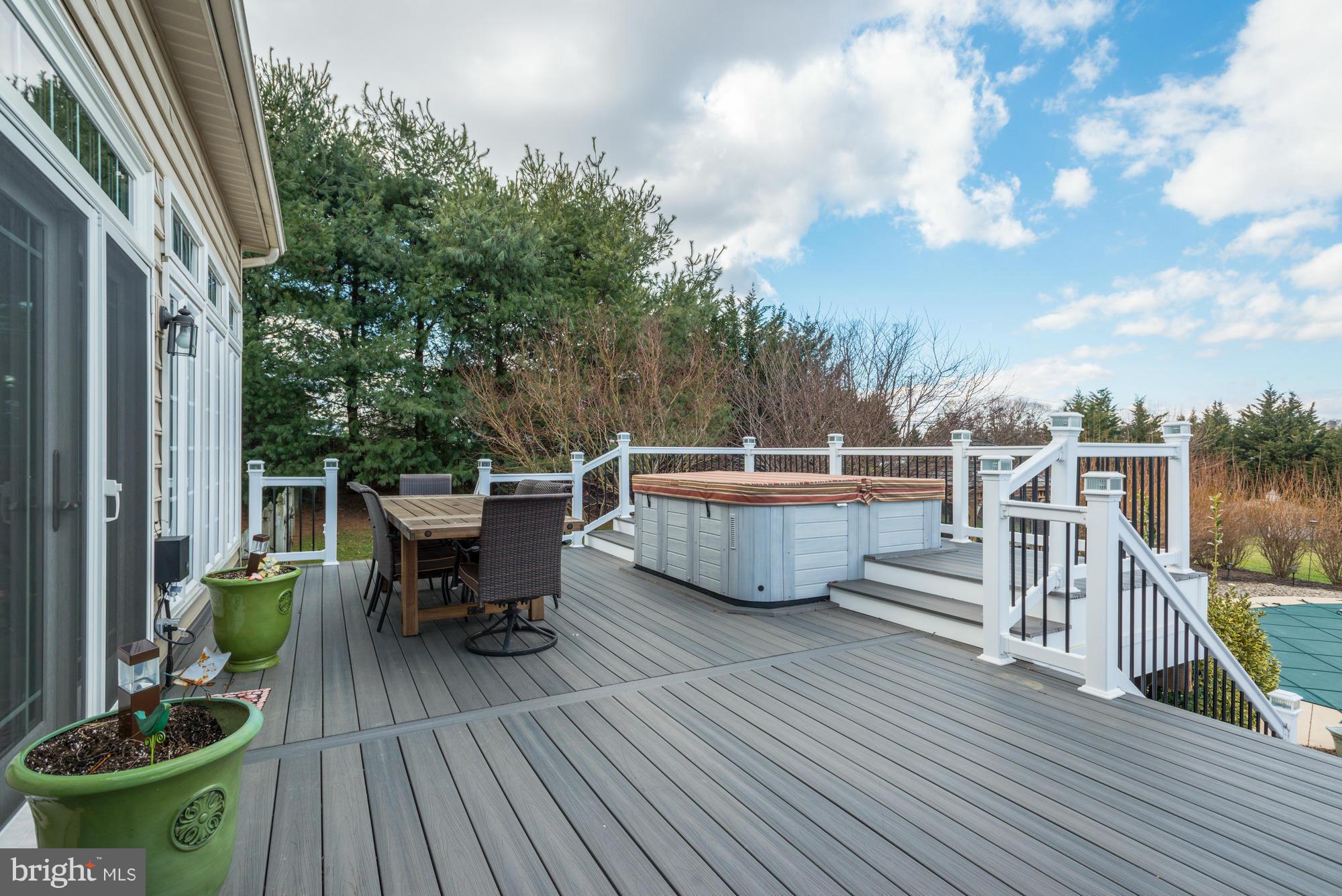 6 Chestnut Hill Road Forest Hill, MD 21050 - Photo 24 of 28 Maintenance-free deck with New Hot Tub