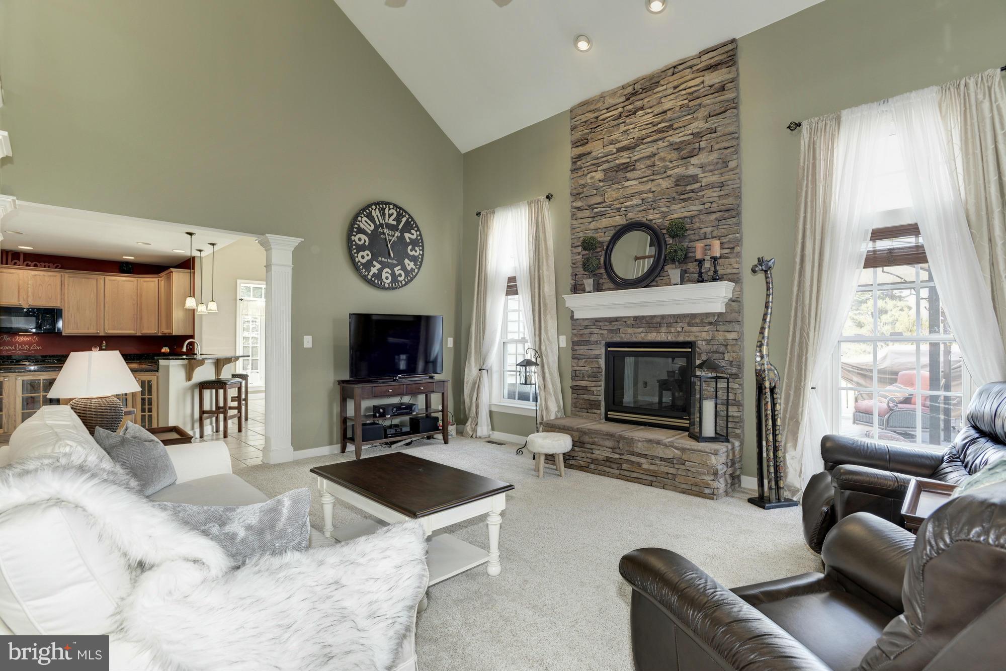 6 Chestnut Hill Road Forest Hill, MD 21050 - Photo 6 of 28 Family Room with stone fireplace