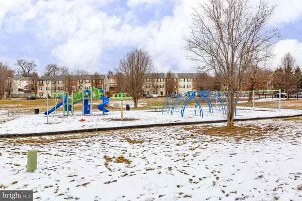 view of the terrace with trees