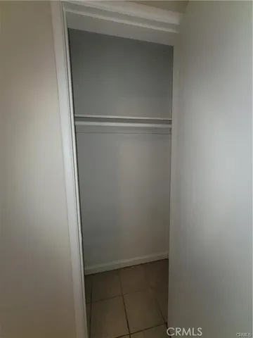 a close view of closet