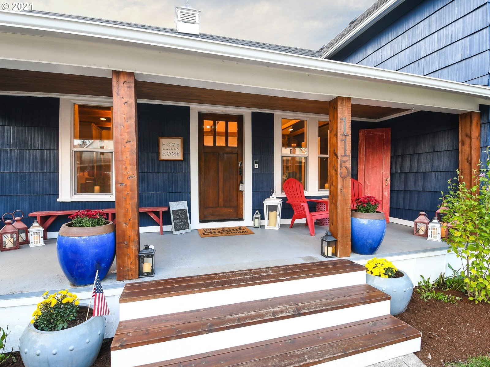 115 South 4th Avenue Ridgefield, WA 98642 - Photo 3 of 32 a front view of house with outdoor seating and outdoor seating