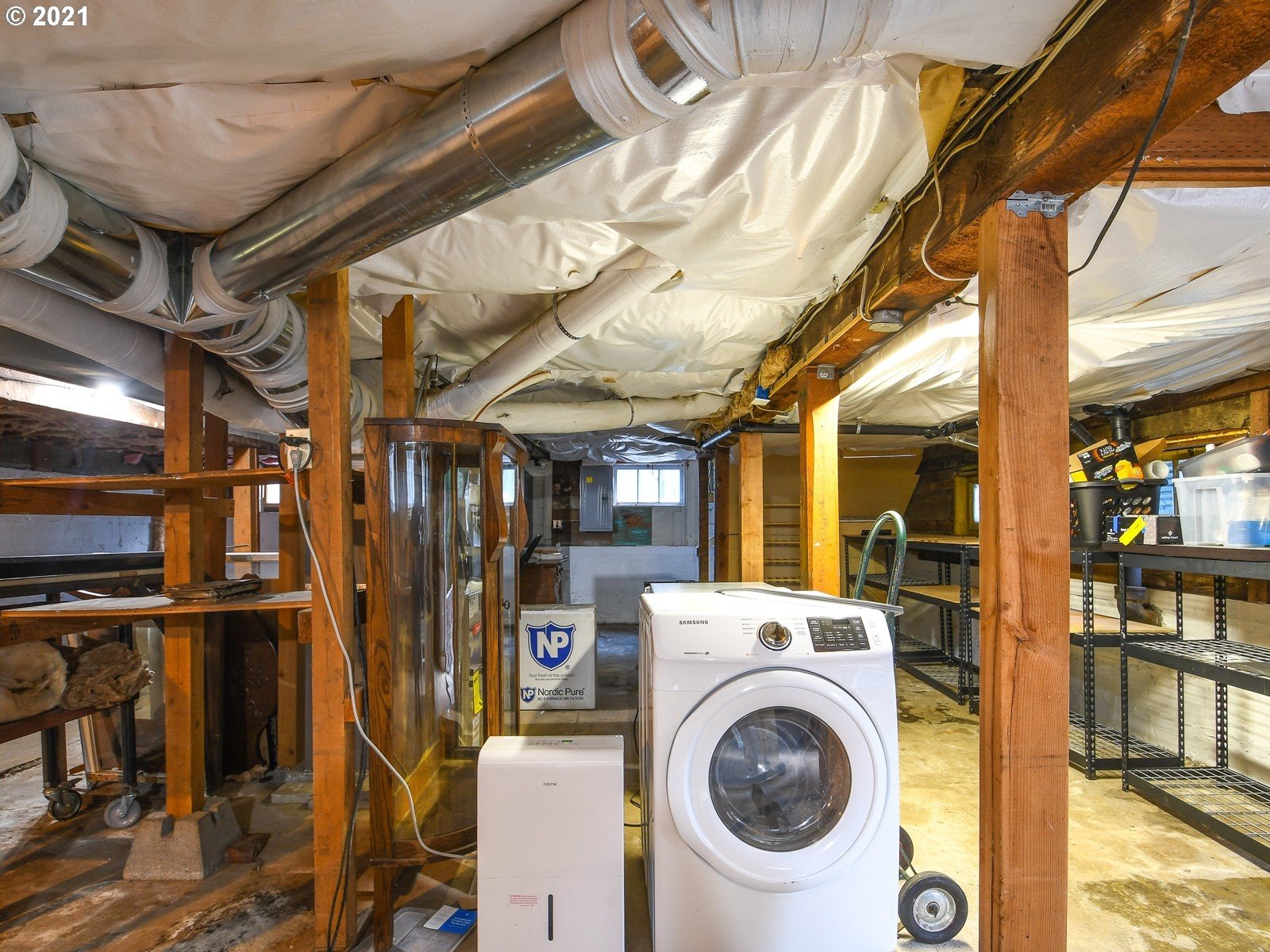 115 South 4th Avenue Ridgefield, WA 98642 - Photo 29 of 32 a view of a storage & utility room with washer and dryer