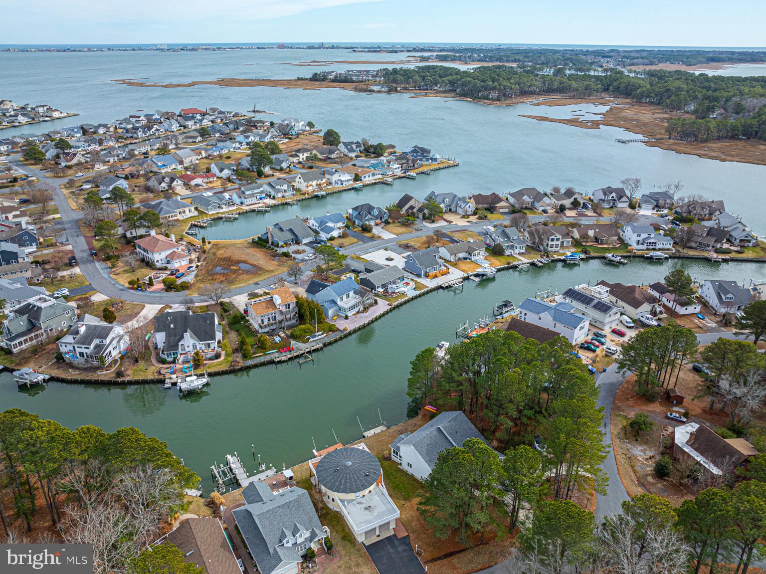 116 Watertown Road Ocean Pines, MD 21811 - Photo 75 of 78 an aerial view of ocean and residential houses with outdoor space