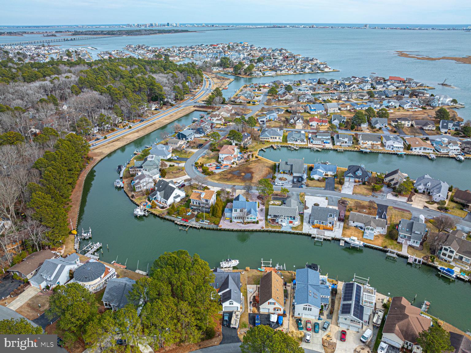 116 Watertown Road Ocean Pines, MD 21811 - Photo 76 of 78 an aerial view of a house with a lake view
