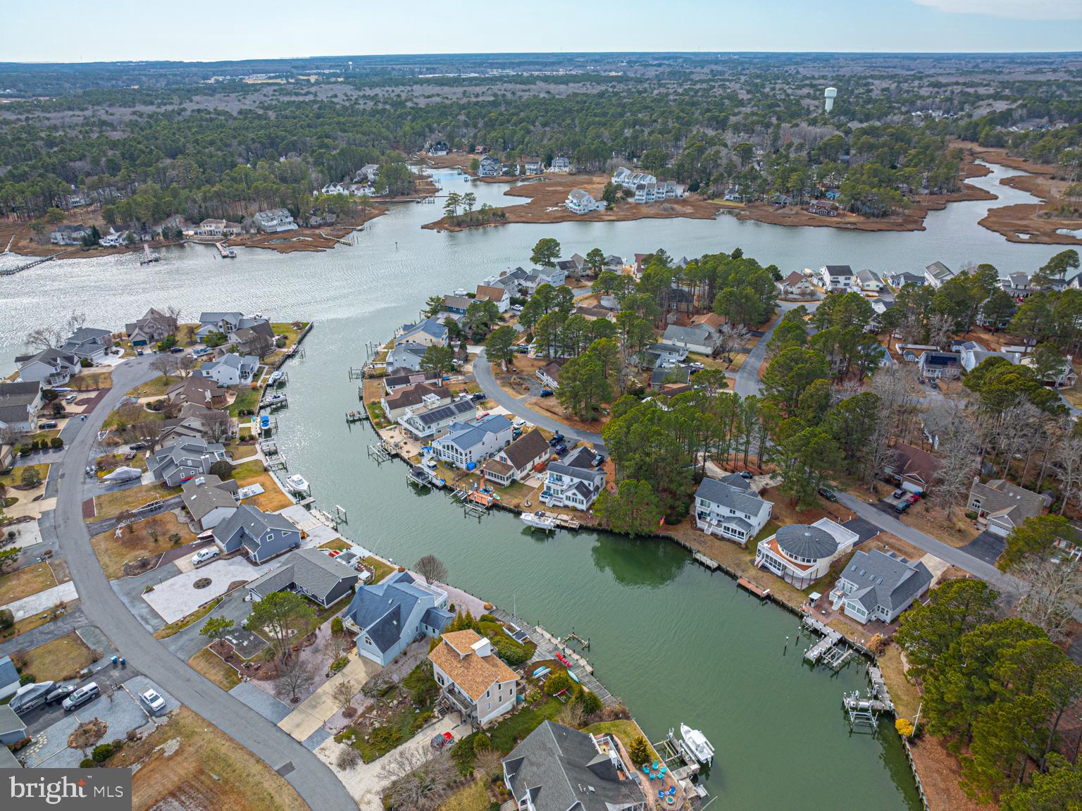 116 Watertown Road Ocean Pines, MD 21811 - Photo 78 of 78 an aerial view of lake residential house with outdoor space