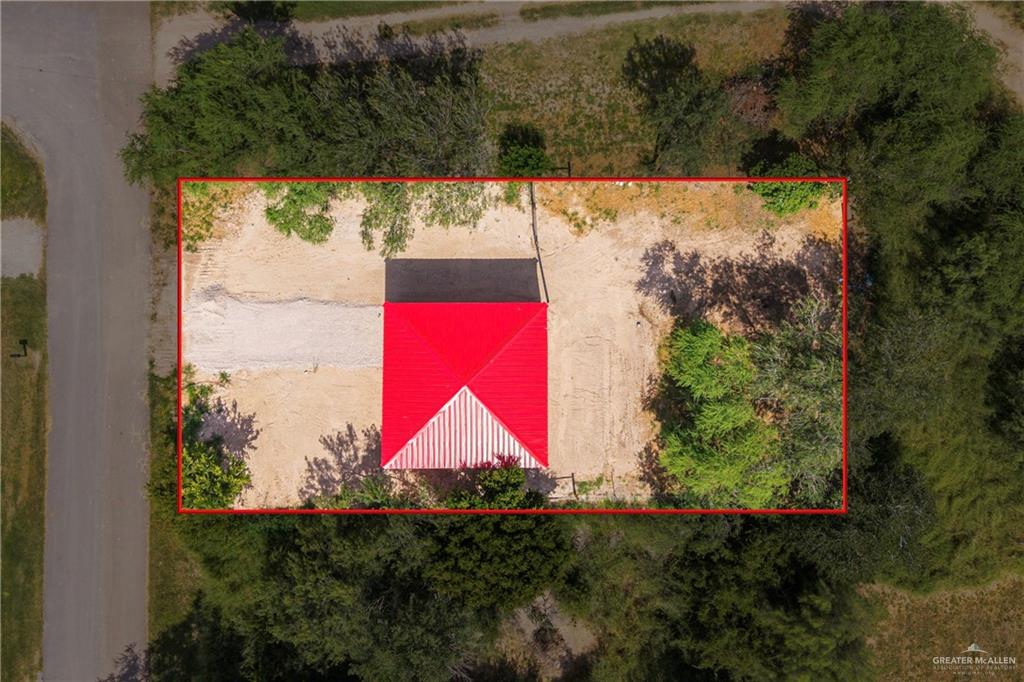 22025 Lane Road Edinburg, TX 78541 - Photo 2 of 8 Aerial view of property's location with property parcel outlined