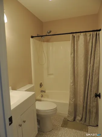 a close view of closet
