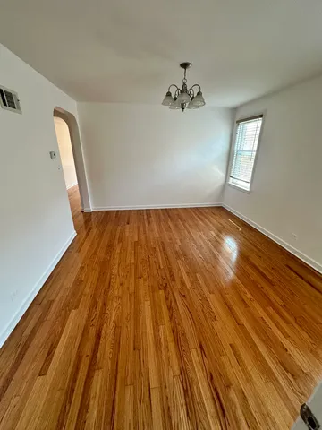 wooden floor in an empty room