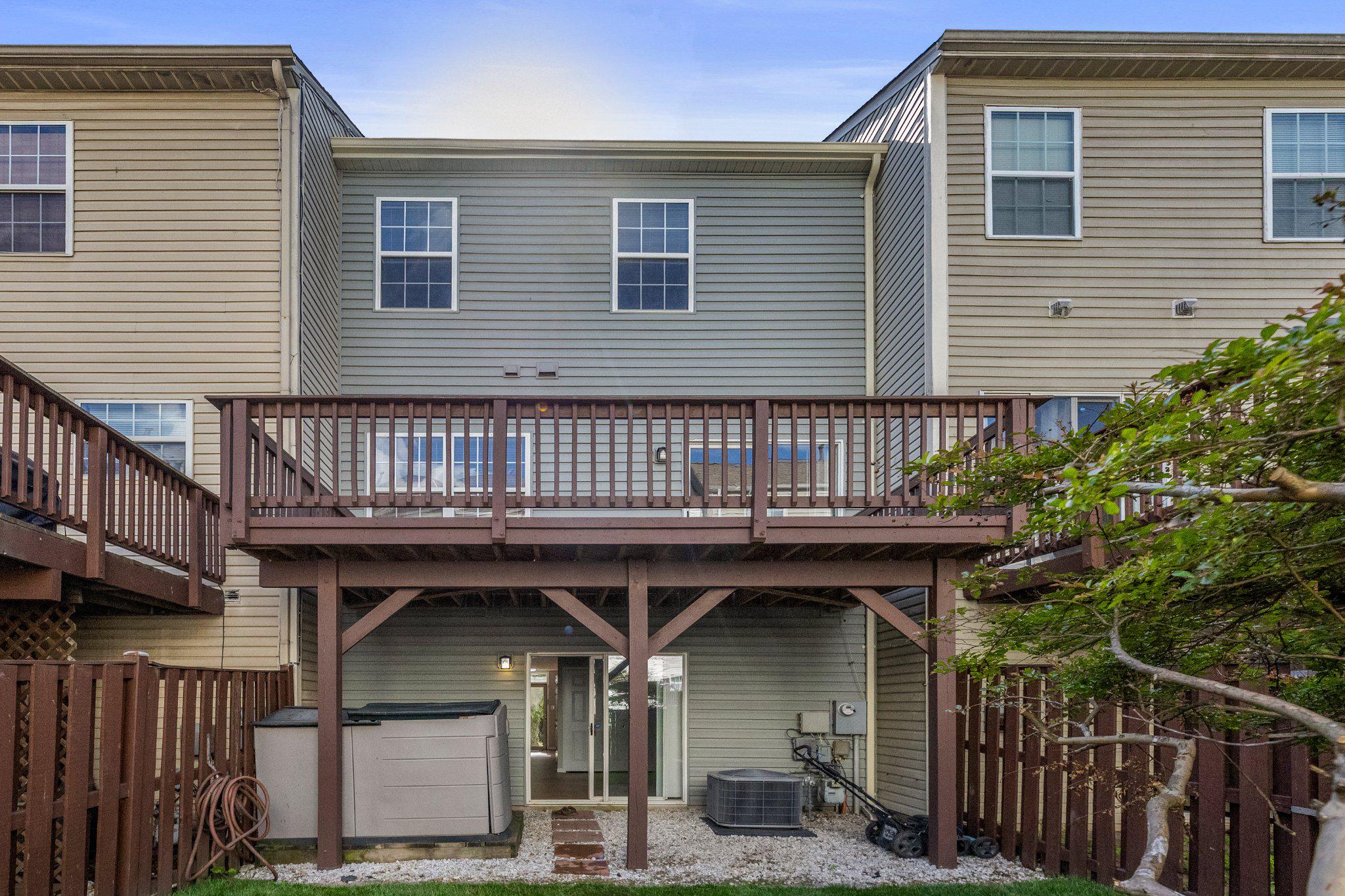 9241 Lorton Valley Road Lorton, VA 22079 - Photo 39 of 45 Rear view of Deck and newly installed siding.