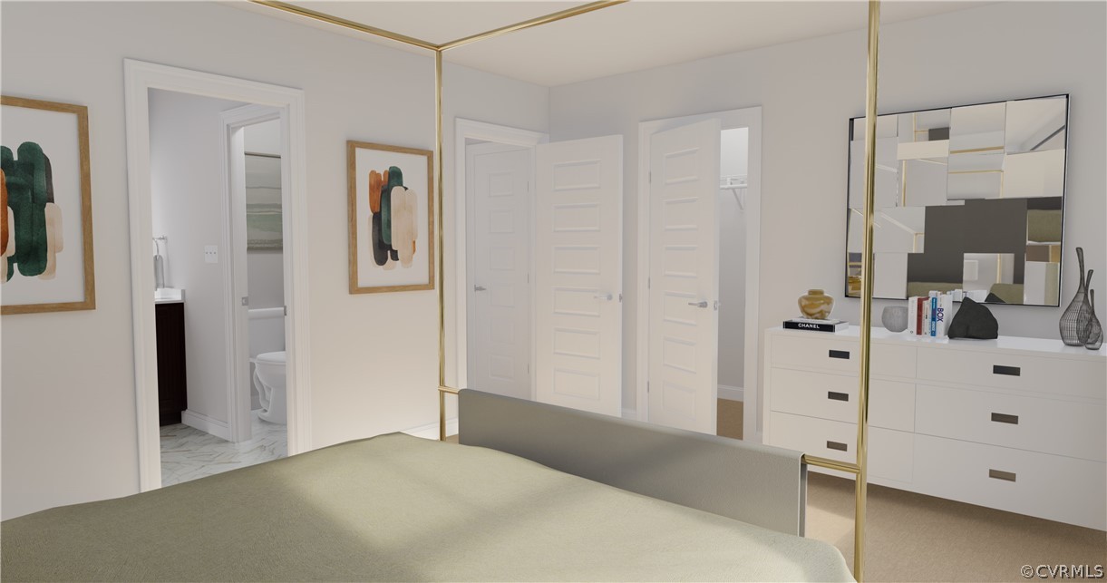 12208 Lightning Bug Loop Midlothian, VA 23112 - Photo 13 of 36 a view of a bedroom with closet