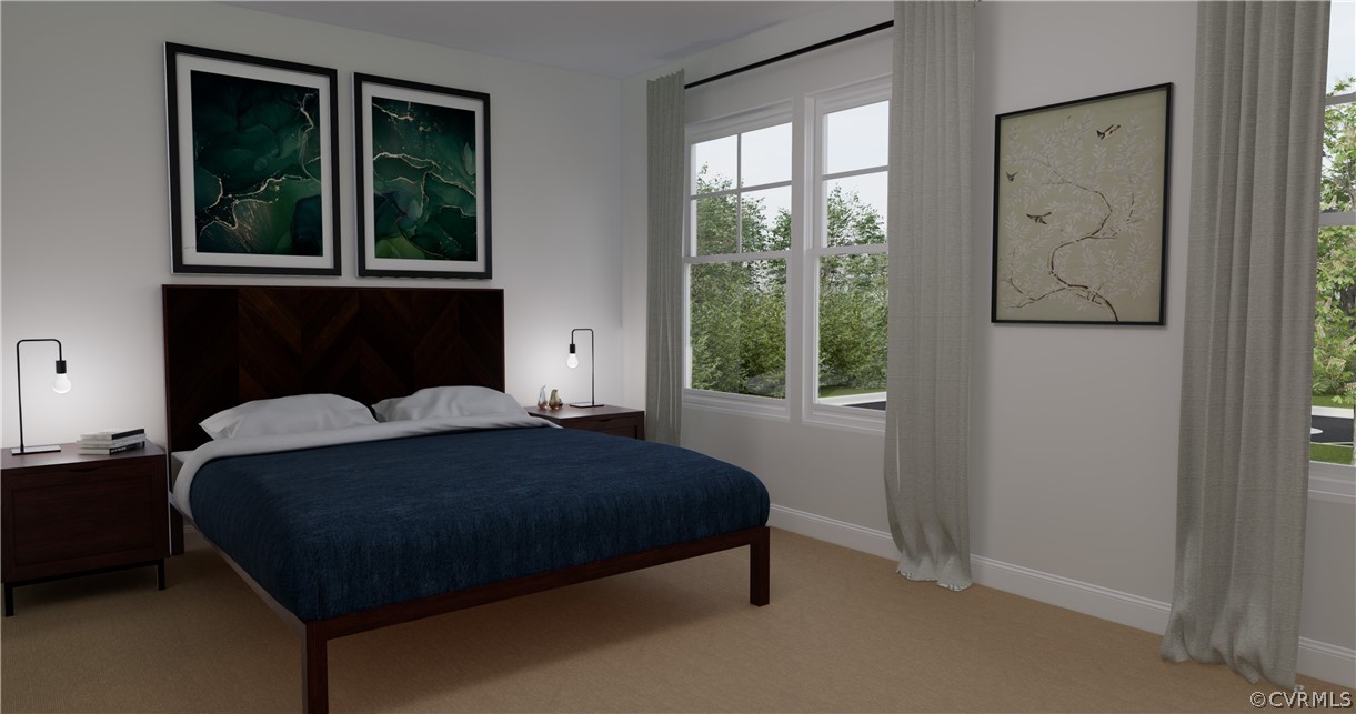 12208 Lightning Bug Loop Midlothian, VA 23112 - Photo 16 of 36 a bedroom with a bed and window