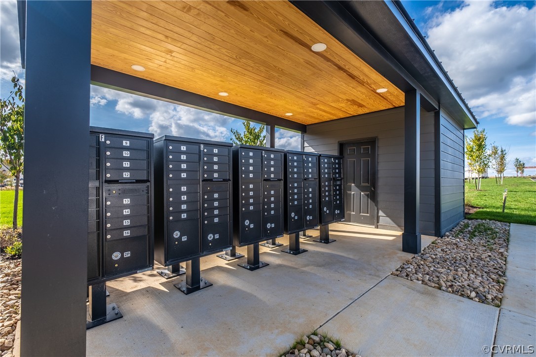 12208 Lightning Bug Loop Midlothian, VA 23112 - Photo 20 of 36 a view of a chairs and tables in patio